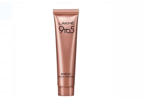 Light Weight Oil Free Lakme 9 To 5 Weightless Mousse Foundation Beige Vanilla