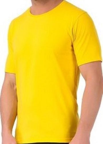 Party Wear Blended Cotton Mens Dark Yellow Plain Shirt, Size: L And XL at  Rs 400 in Yamuna Nagar