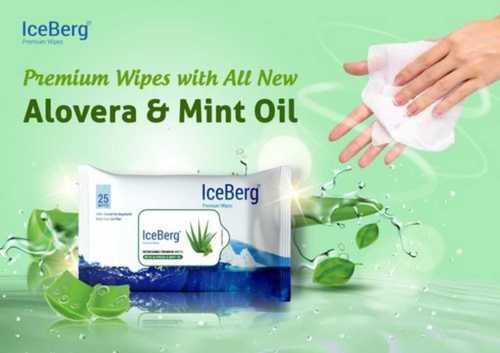 Rectangular Face Wet Wipes With Aloe Vera And Neem Oil, 150 X 200 Mm Size Age Group: Adults