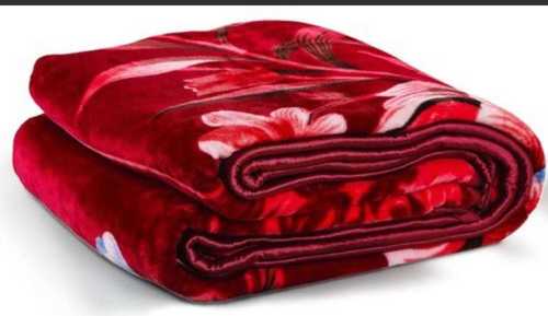 Red Color Printed Blanket Thick Designer Durable Easy To Clean Washable Age Group: Children