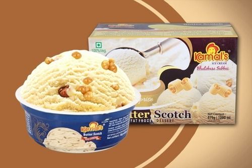 Rich Taste Natural Kamal Butterscotch Ice Cream Fata Frozen Dessert