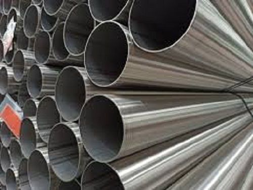 Silver Color Heavy-Duty Stainless Steel Glavanized Pipe For Construction Use Length: 14 Millimeter (Mm)