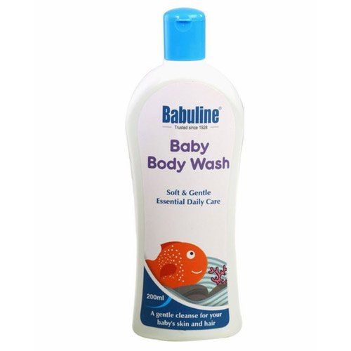 Soap Free, Sulfate Free, Soft And Gentle Babuline Baby Body Wash For Skin Cleaning