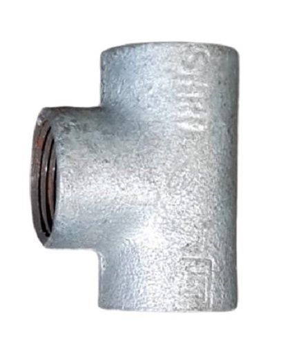 Silver Stainless Steel High Durable And Long Lasting Premium Quality Tee Pipe Fitting