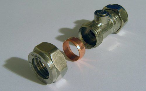 Stainless Steel Long Lasting And High Durable Golden Round PE Pipe Fittings