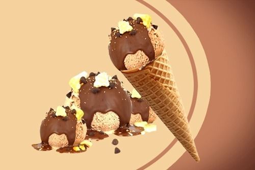 Sweet And Tasty Chocolate Flavored Ice Cream Medium Fat Frozen Dessert Age Group: Children