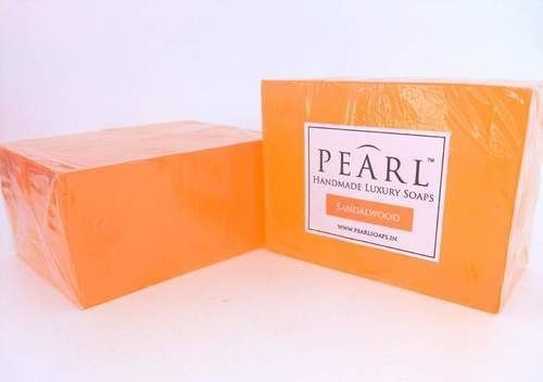 Yellow 100 % Natural And Pure Long Lasing Fragrance Handmade Sandalwood Soap