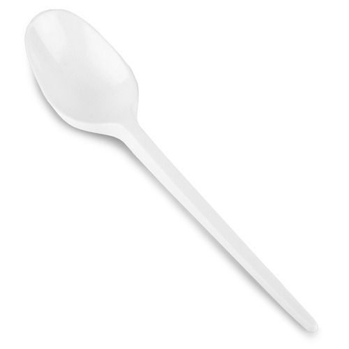 Spoon 100 Percent High Quality And Eco Friendly White Disposable Plastic Spoon, 2Mm