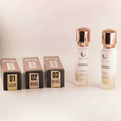 Waterproof 30 Ml,Light,Nude,Beige Liquid Shimmer Foundation