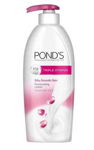 Anti-Aging And Wrinkles Easy To Apply Triple Vitamin Silky Smooth Skin Moisturizing Ponds Lotion 