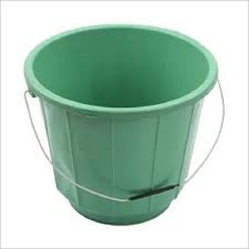 Pvc Durable And Lightweight Mint Green Plain Plastic Bucket For Home And Garden