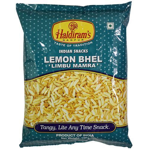 Haldirams Namkeen - Lemon Bhel, Crispy And Spicy, Pack Of 150 G Pouch