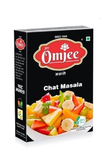 Impurity Free Spicy Omjee Chat Masala Powder 100 GM Box