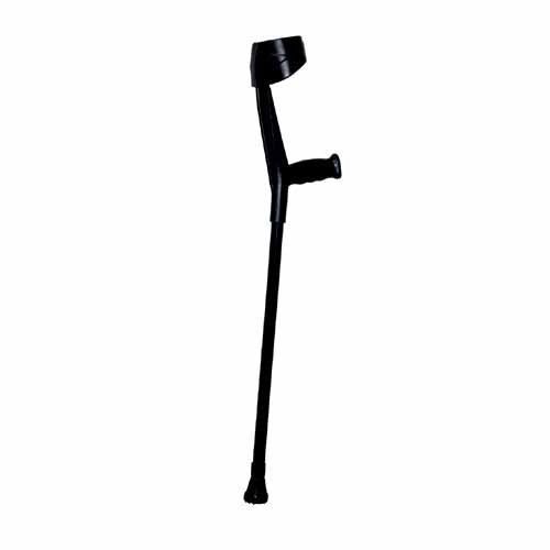 Long Lasting Low Weight Black Color Metal Elbow Walking Stick with Elbow Support