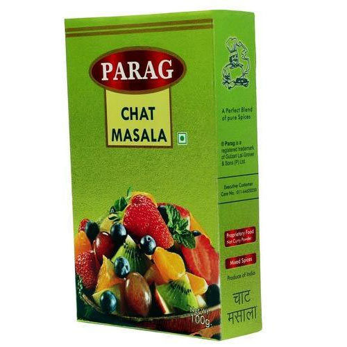 Longer Shelf Life Delicious Taste Parag 100 G Chat Masala Packets