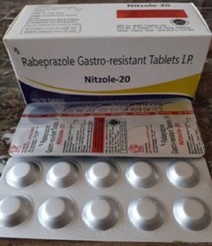 Nitzole Rabeprazole Gastro Resistant Tablets Ip, 20mg