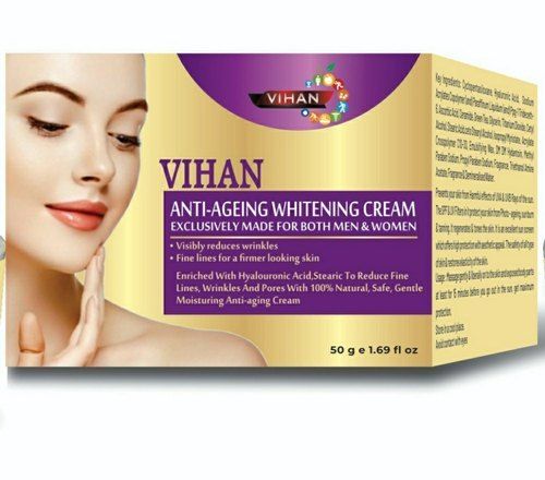 No Side Effect Easy To Apply Nice Fragrance Vihan Unisex Anti Ageing Whitening Cream