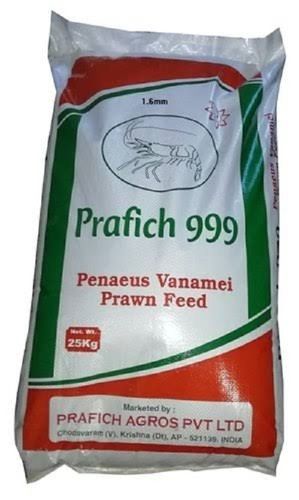 Prafich 999 Penaeus Vanamei प्रॉन फिश फीड, हाई प्रोटीन डाइट का रिच सोर्स 