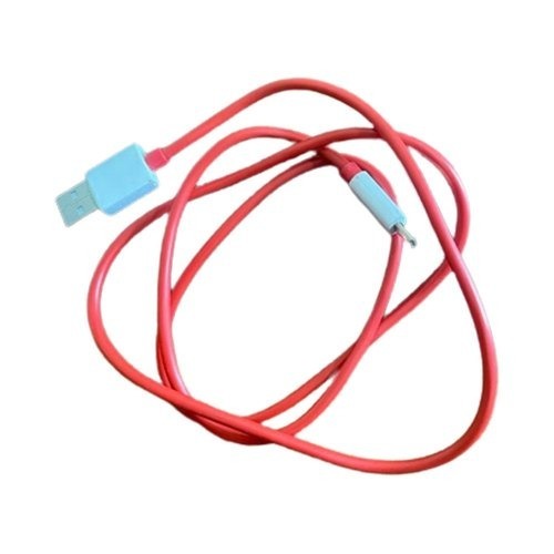 Red Usb Rubber Data Cables For Mobile Phone With 1.5 Meter Long Wire - Anti-Static Silicone Rubber, 1.5m Length, Red Color | Flexible, Fast Data Transfer & Charging