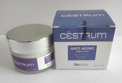 Easy To Apply Reduce Dark Spots White Cestrum Anti Aging Night Cream (50Gm) Ingredients: Chemicals