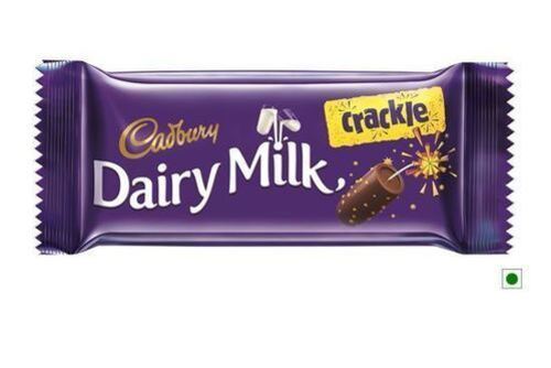 Rich In Taste Sweet And Dark Cadbury Dairy Milk Crackle Chocolate 