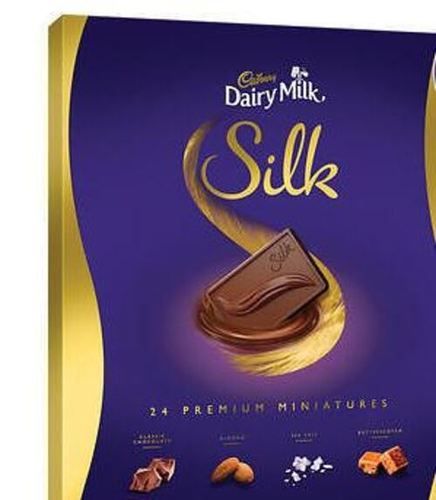 Rich Taste Hygienically Packed Cadbury Dairy Milk Silk Miniatures Chocolate (240 Gram)