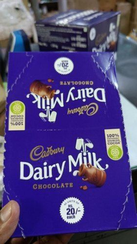 Rich Taste Hygienically Packed Sweet And Dark Cadbury Dairy Milk Chocolate 