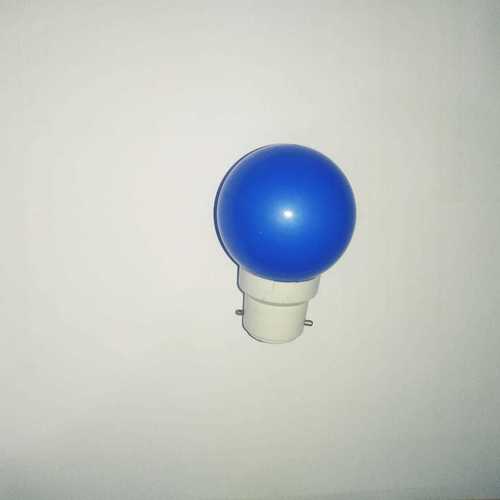  शॉक प्रूफ कम बिजली की खपत गोल आकार का नीला LED बल्ब (0.5 वॉट) 