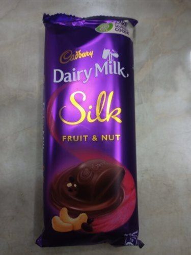 Sweet And Dark Cadbury Dairy Milk Silk Fruit And Nut Chocolate Bar 