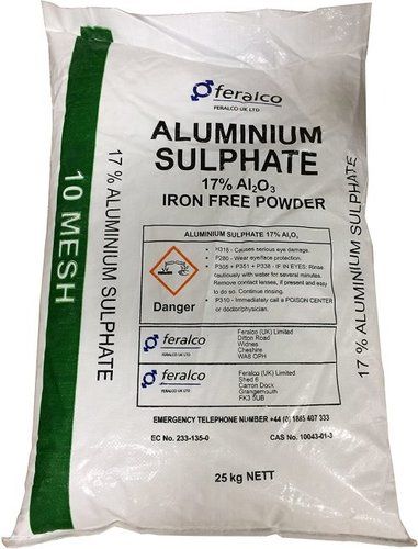 Water Soluble Aluminium Sulfate Grade: Industrial Grade