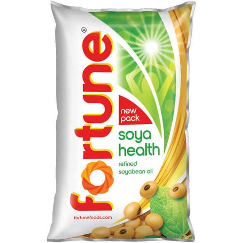 100% Pure And Natural Fortune Refined Soyabean Cooking Oil, Pack Of 1 Litre Pouch