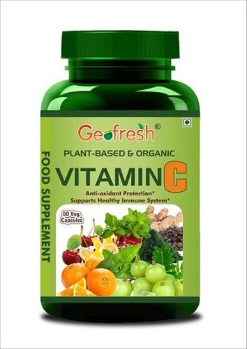60 Capsules Geo Fresh Plant Based And Vitamin C Food Supplements 