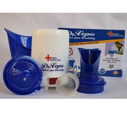 Blue And White Rna Medicare Dr.vepo Portable Lightweighted Steam Breath Machine