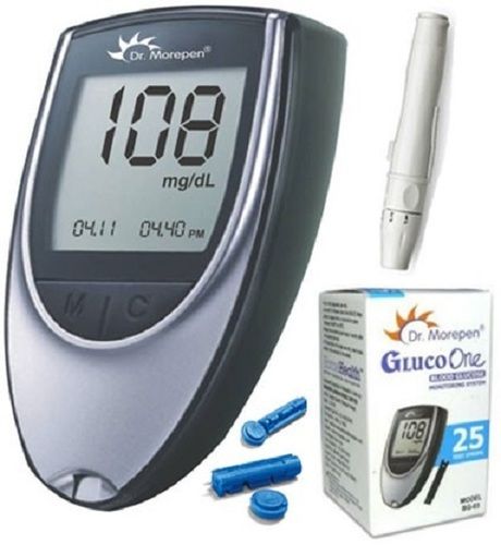 Dr. Morpen GlucoOne BG-03 Glucometer with 25 Strip