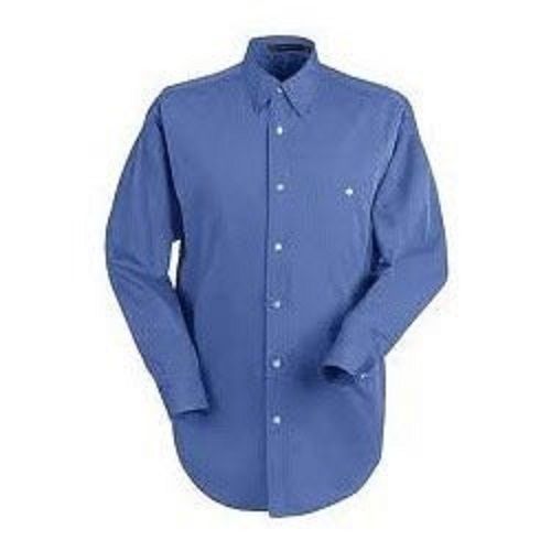 Men Comfortable And Breathable Full Sleeve Plain Purple Casual Cotton Shirts