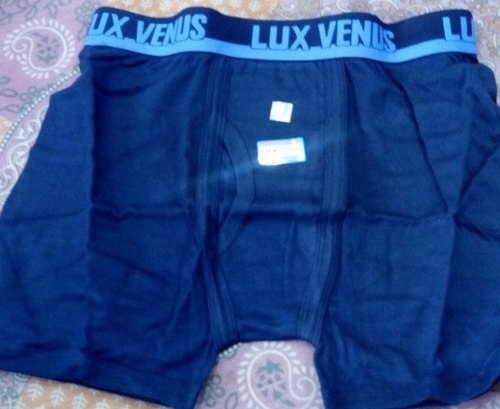 पुरुषों के लिए डेली वियर रेगुलर फिट नीला कॉटन प्लेन लक्स वीनस कमरबंद अंडरवियर का आकार: मानक