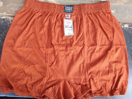 Mens Daily Wear Regular Fit Orange Cotton Plain Essa Waistband Underwear  Size: Standard at Best Price in Indore