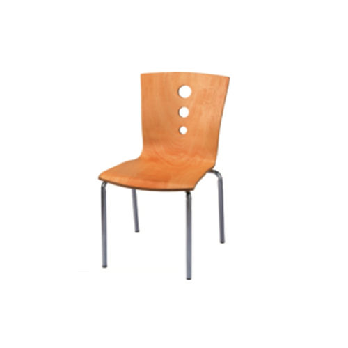 Modern Design Restaurant Chair With Wood And Steel Materials And 4 Legs