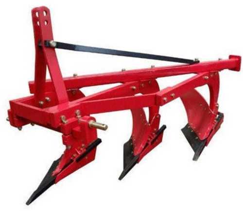 Red Galvanized Heavy-Duty Steel Automatic Reversible Tractor Plough For Agricultural Dimension(L*W*H): 15