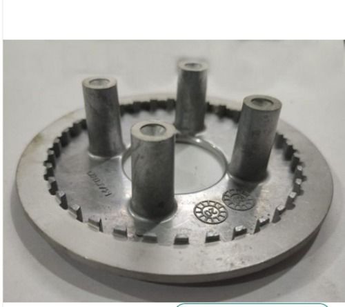 Silver Two Wheeler Motorcycle Mild Steel Center Clutch For Automotive Industry