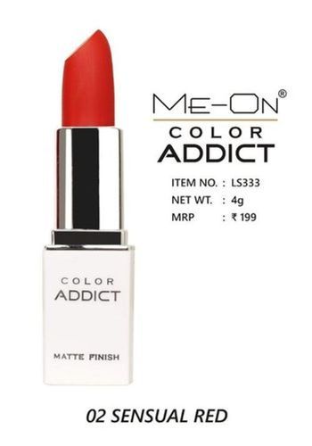 Smooth Texture And Soft Me-On Color Addict Sensual Red Matte Finish Lipstick