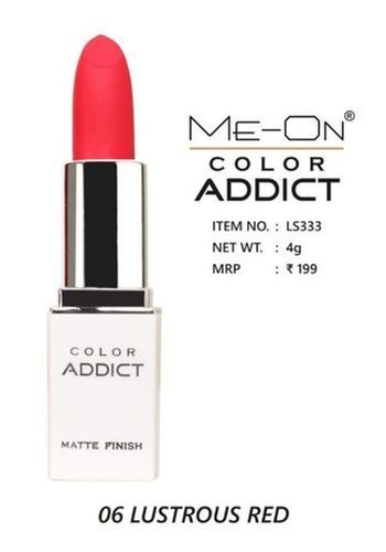 Ultra Pigmented Matte Finish Me-On Women Fresh Rose Pink Stick Colored Lipstick 