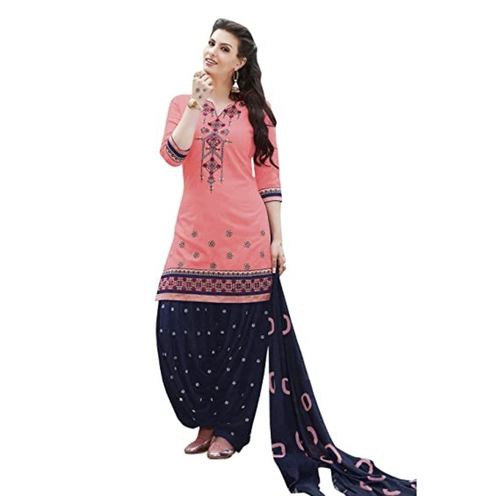 Women Panash Trends Womens Pure Cotton Panjabi Patiala Salwar Suits 