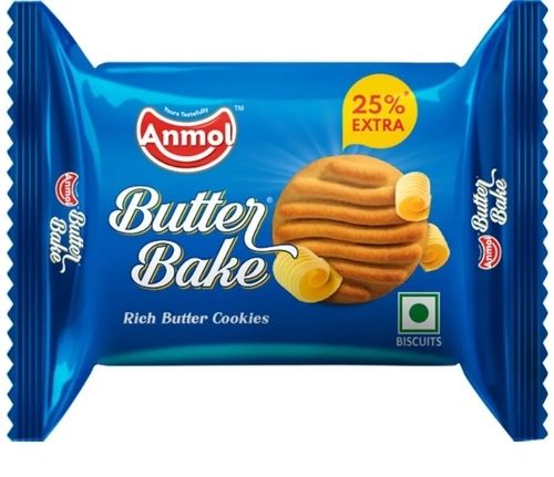 100 Percent Fresh Baked And Pure Anmol Butter Bake Rich Butter Cookies Fat Content (%): 12 Percentage ( % )