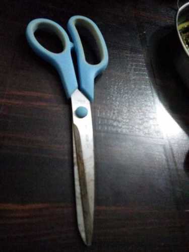 Blue Auro Imported Stainless Steel Scissor In Big Size And Plastic Holding Materials