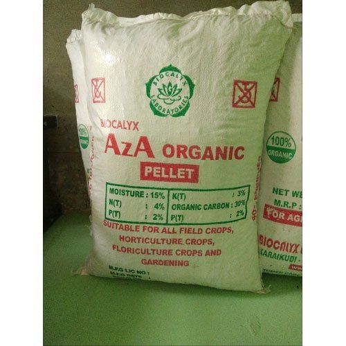 Brown Biocalyx Aza Organic Pellet Fertilizer