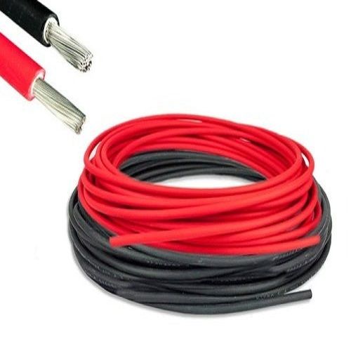 Durable Solid Strong High Temperature Resistance Red And Black Pvc Copper Electrical Wire Cable Capacity: 440 Watt (W)