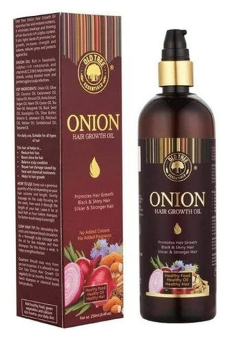 Environmental Friendly Growth Promoting And Shining Natural Herbal Onion Hair Oil