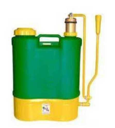Green Yellow Agricultural Sprayer Pump With 16 Liter Capacity Hand Crank Start Method 
