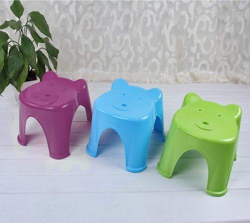 Light Weight Durable Colorful Kids Bathing Plastic Stool